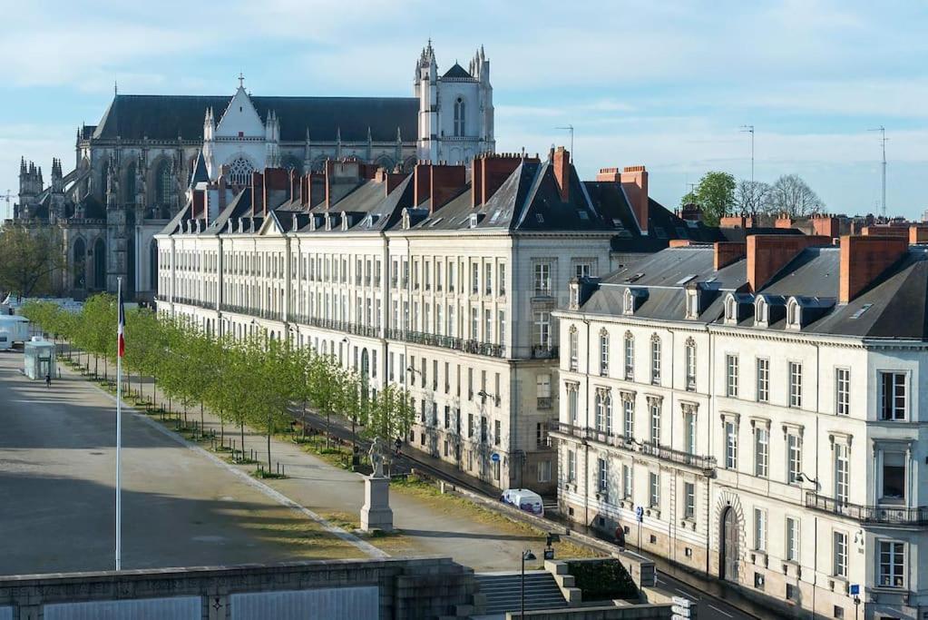 Grande Chambre Independante, Charme, Calme Sur Jardin, Nantes Centre, Acces Prive Par Escalier De L'Immeuble, Sdb & Wc Prives, 10 Minutes Gare Et Palais Des Congres 외부 사진